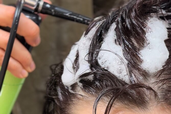 15 Step Stem Cell Scalp Treatment in Seoul - Finishing with styling and a scalp photo card