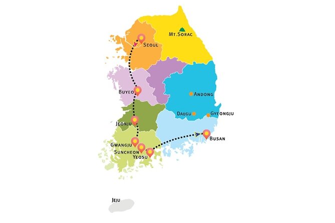 3-Day Korea Western course by K-shuttle Tour from Seoul to Busan - Key points before you book