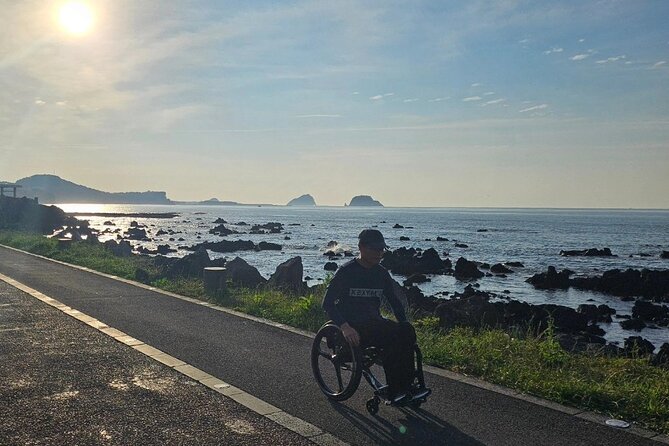 A comfortable wheelchair trip & east of Jeju - Starting with Jeju Stone Park