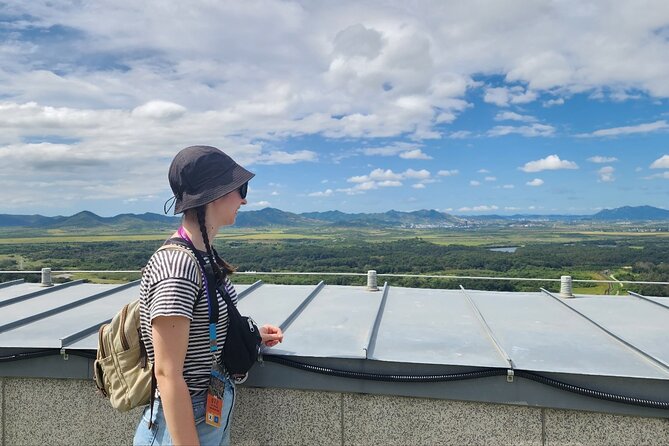 Best DMZ Tour Korea from Seoul (Red Suspension Bridge Optional) - Dora Observatory looks across the border