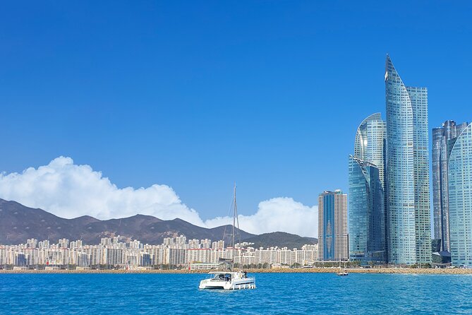 Busan Bliss: Panoramic Yacht & Urban Exploration with Sky Capsule - Haedong Yonggungsa, a temple with waves below