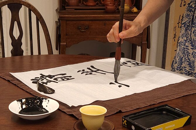 Busan: Join a Tea Ceremony & Create a Calligraphy Memento - From tea tasting to brush and ink