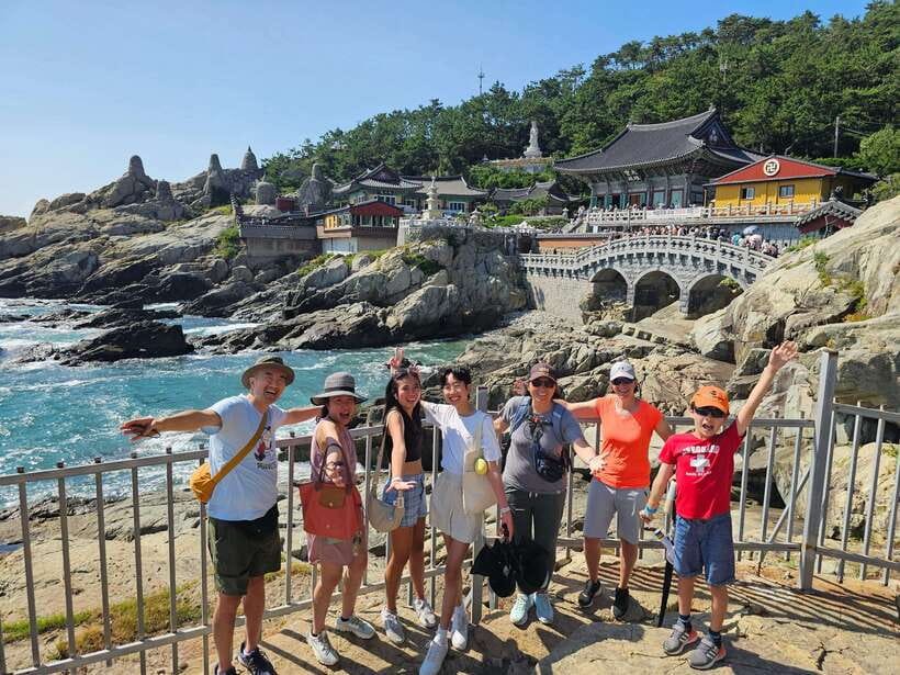 Busan: Private Minibus Tour for Cruise Guests 8-17 People - Cheongsapo Daritdol Skywalk: glass over the sea