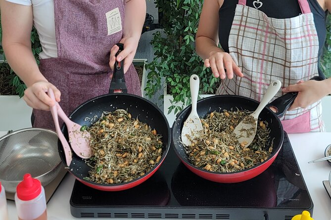 Busan Tailored Korean cooking class (Vegan OK)with market tour - From market basket to kitchen table
