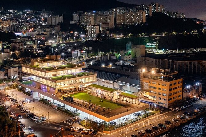Colors of Busan: Sky Capsule, Jagalchi Market & Night Views - Seafood and street food in Nampo-dong