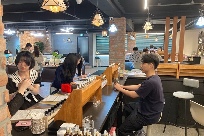 Create Your Custom Perfume at Parfum 9 in Hongdae - Choose a base inspired by famous perfume houses