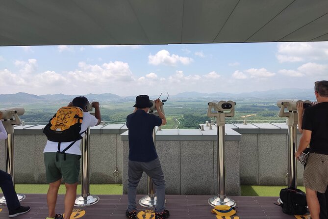 DMZ tour pick up & drop off at Incheon airport - Dorasan Observatory: looking toward North Korea