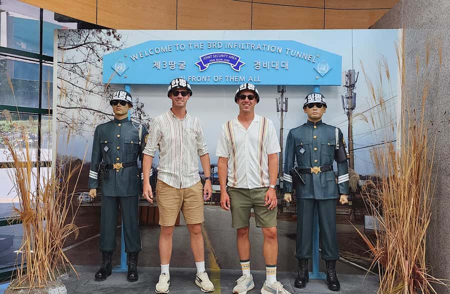 DMZTour from Seoul:3rd Tunnel,North Korea View&UNESCO Valley - Jaein Waterfall in Hantan UNESCO Geopark