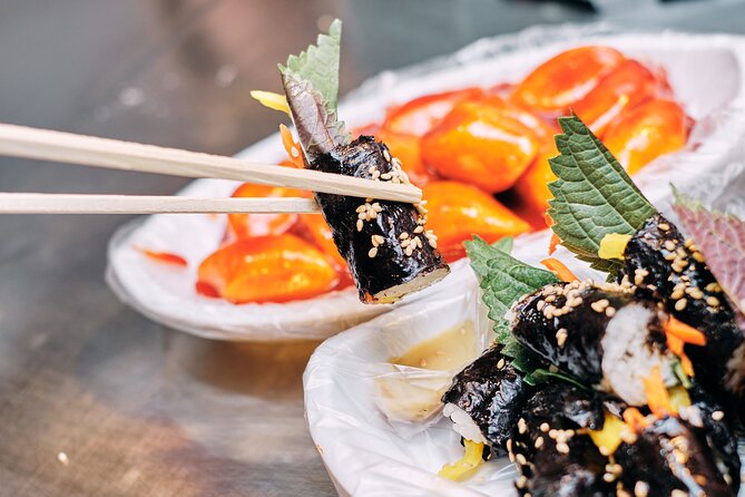Downtown Seoul Guided Food & Market Tour with 8+ Local Tastings - Dumplings, rice cakes, and a little heat