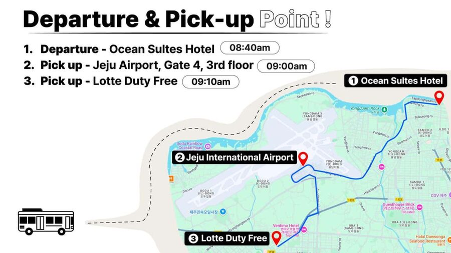 East Jeju: Day Tour with Seongsan Peak & Haenyeo Performance - Coastal views at Gwangchigi Beach