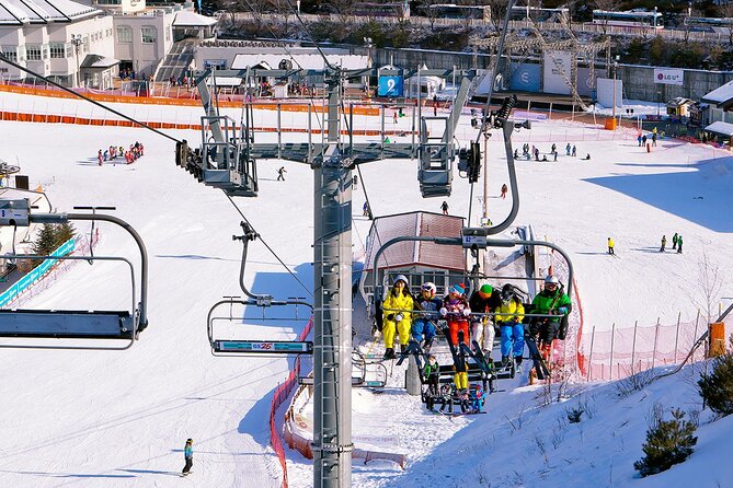 Elysian Gangchon Winter Ski + Eobi Ice Valley Day Tour fr Seoul - Choosing between skiing, snowboarding, sledding, and sightseeing