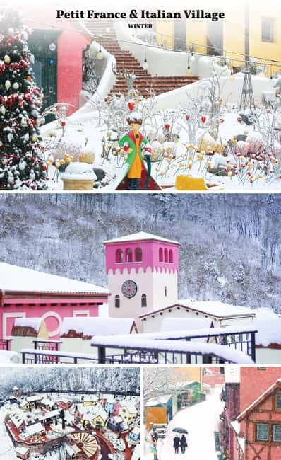 Eobi Ice Valley & Nami & Railbike & Petite & Morning Calm - Petite France brings a splash of color
