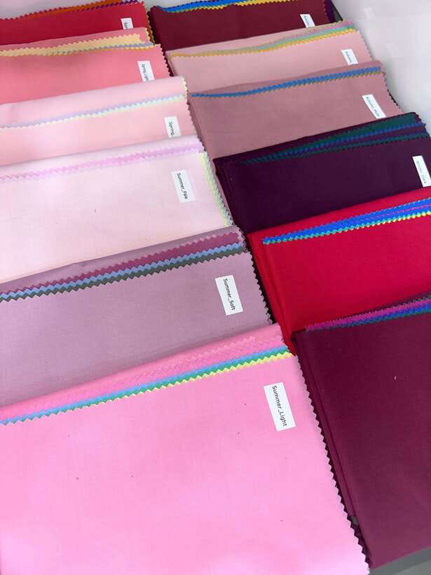 Express Package Personal Color Analysis & Consultation Seoul - Season draping and the fabric test