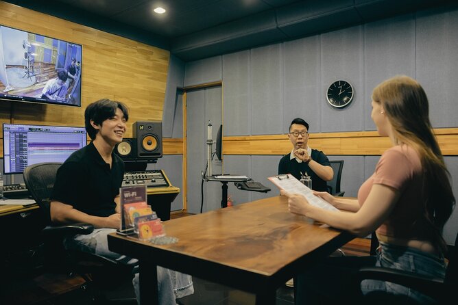 From Auto-Tune to Mixes, songs get a K-Pop makeover! - Choosing your song before the microphones go on