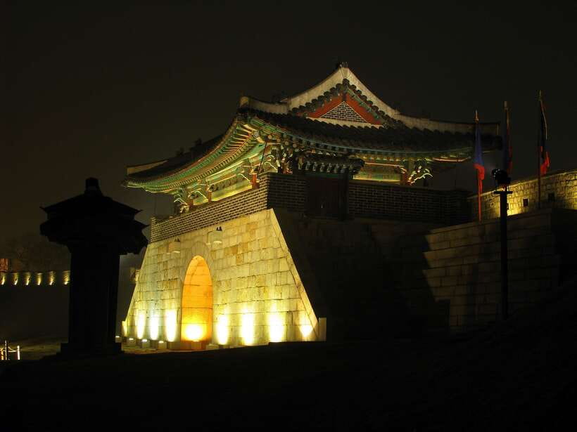 From Seoul: Suwon Hwaseong Fortress Night Tour - The summer palace change from June through September