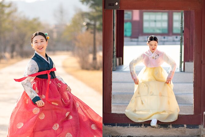 Gyeongbokgung palace,seoul with gigibebe hanbok rental - Adding Gwanghwamun and Bukchon Hanok Village