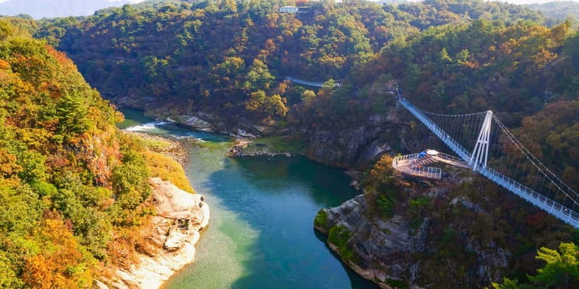 Hantan Canyon & Goseokjeong Flower Garden & Pink Muhly Park - Yangju Nari Park and the pink muhly fields