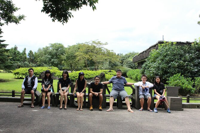 Jeju island private DAY Tour - South of Jeju - Jeongbang Waterfall, where fresh water meets the sea