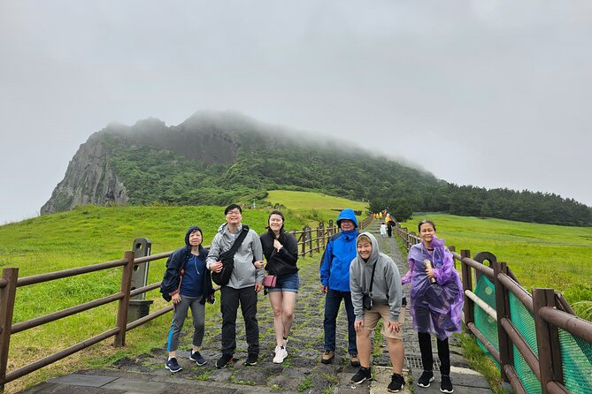 Jeju Mt. Hallasan hiking & Oreum Volcanic Cone Day TOUR - Jeongbang Falls meets the sea