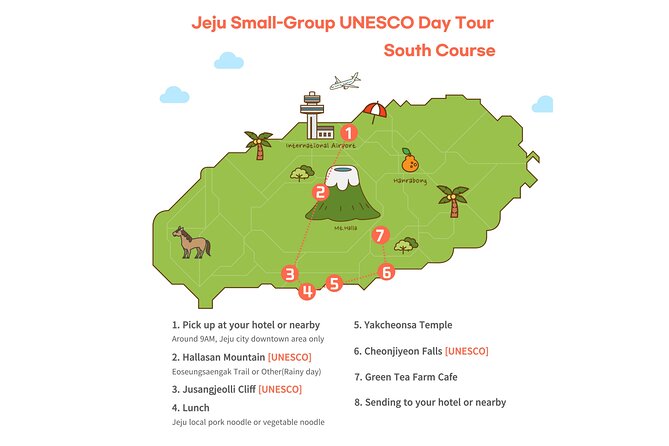 Jeju Premium Small Group UNESCO Day Tour - South Course - Jusangjeolli Cliff and Jeju’s volcanic geometry