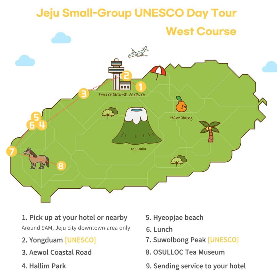Jeju Premium Small Group UNESCO Day Tour - West - Why this west Jeju route works well