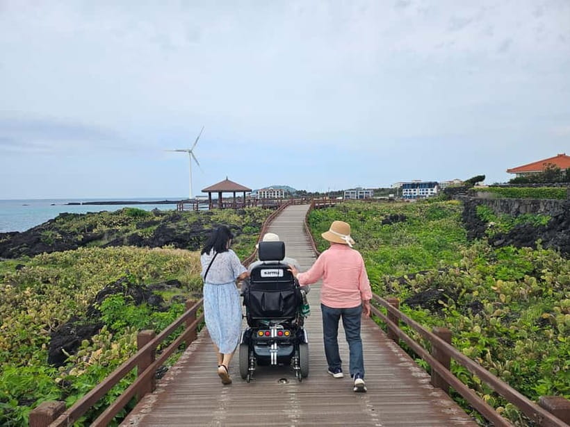 Jeju: Trip to Jeju Island in a Wheelchair (Accessible Tour) - A local meal break, with food costs separate