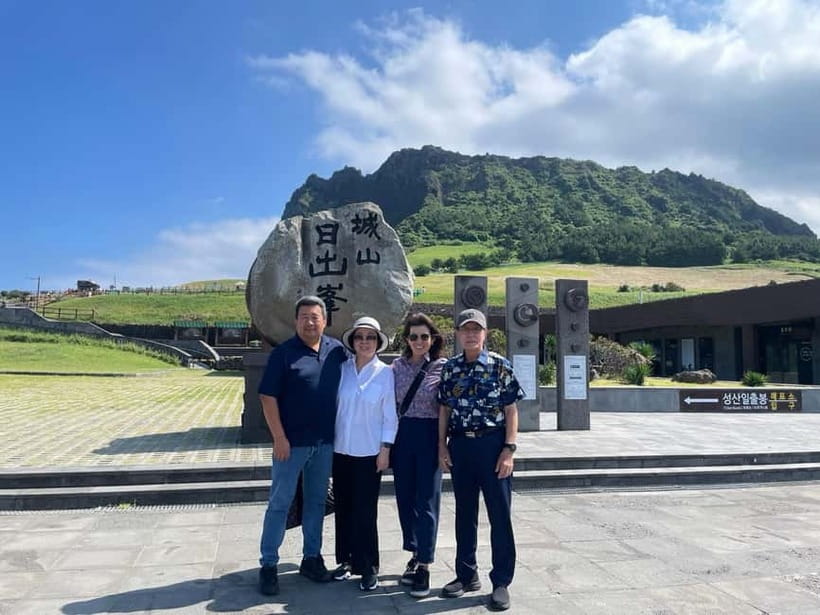 Jeju: Western and Southern Sightseeing Day Tour - Bomunsa Temple below Sanbangsan