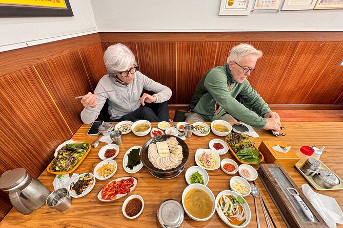 Korean BBQ with People in Busan - Bupyeong Market, the first stop