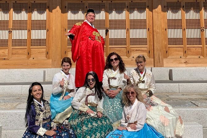 Korean Delights Hanbok-Korean Attire, BBQ, and Sauna Experience - Walking the Seoul Fortress Wall above the city