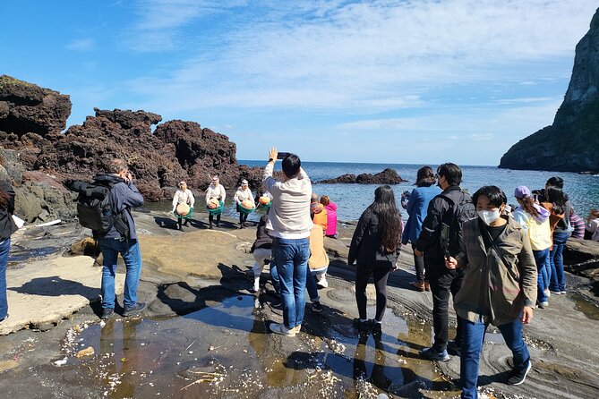 Private Day Tour For Stay Seogwipo area customers in Jeju island - Jeongbang Waterfall and the final coastal scene