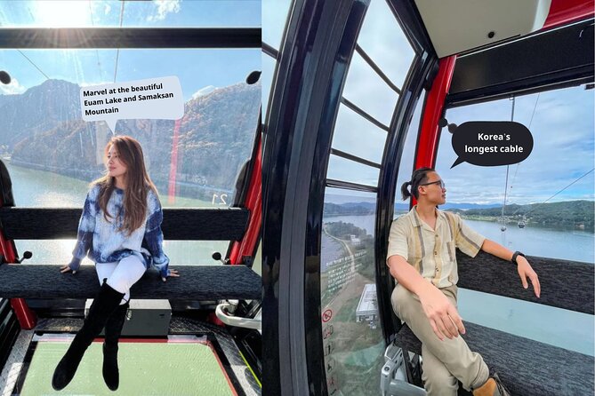 Samaksan Cable Car and Nami Island Day Escape with Railbike - Taking the ferry and finding your pace on Nami Island