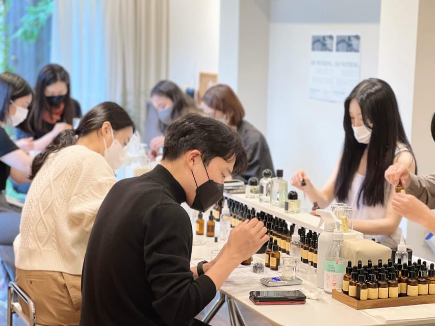 Seoul: Create Your Own Natural Perfume with a Perfumer - Mixing, adjusting, and bottling your perfume