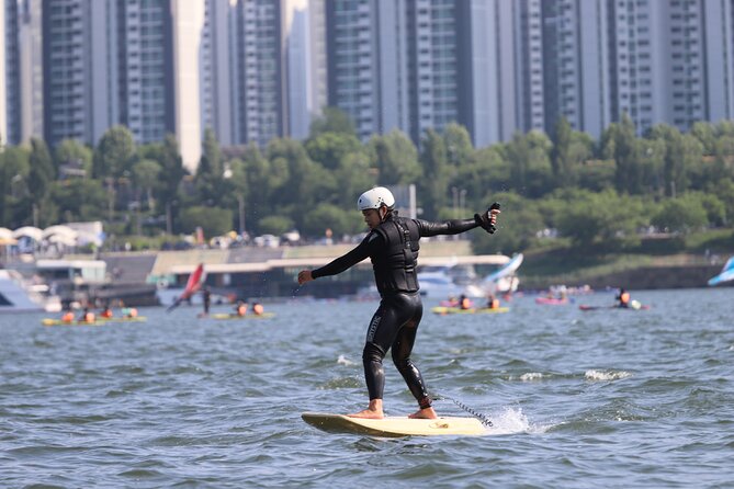 Seoul : Efoil & Windsurf Experiences in Han River - E-foiling on calm water