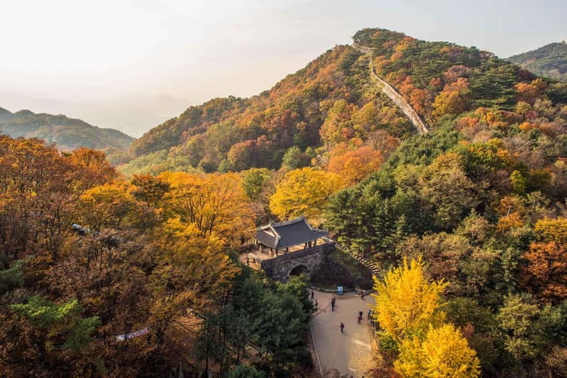 Seoul: Hwadam Forest & Namhansanseong & Korean Folk Village - Walking the 6.2-kilometer fortress at Namhansanseong