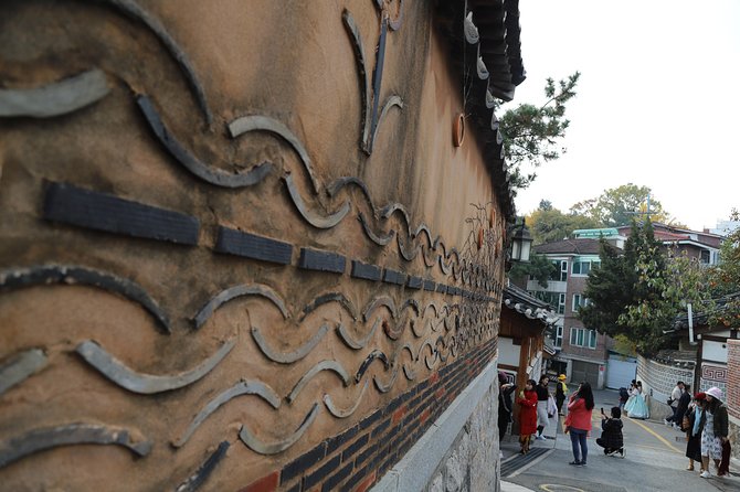 Seoul Layover Private Tour from Incheon Airport - Bukchon Hanok Village shows traditional Seoul at street level