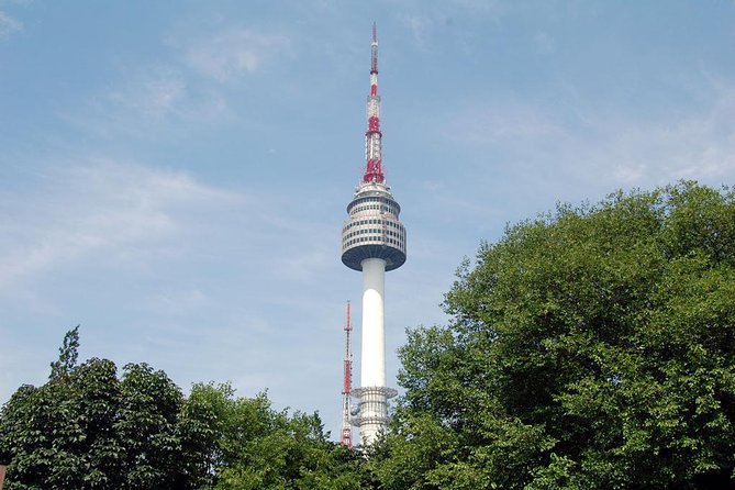 Seoul Morning Tour: Seoul Tower, Namsan Hanok Village, The War Memorial of Korea - N Seoul Tower and the view from Mt. Namsan