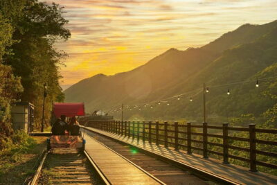 Nami Island and Garden of Morning Calm opt Railbike