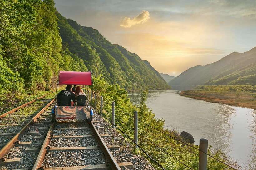 Seoul: Nami Island & Gangchon Rail Bike One Day Tour - Four hours among Nami Island’s trees