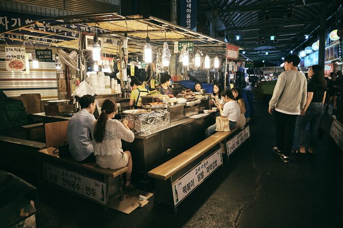 Seoul Night Palace & Market Food Tour with Vehicle - Walking through Seoul between the meals