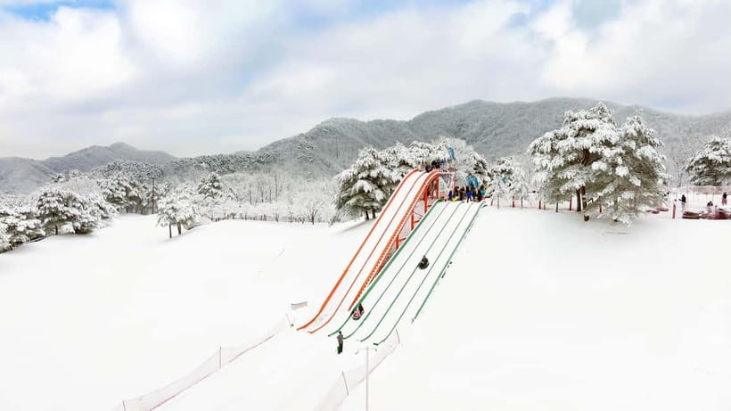 Seoul: Vivaldi Park Winter Ski with Eobi Ice Valley Day Tour - Why pair Eobi Ice Valley with a ski resort?