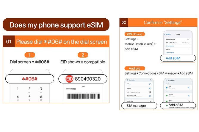 【Special 35% OFF】Korea eSIM with SKT Unlimited LTE data + Voice - Getting the QR code ready before your flight