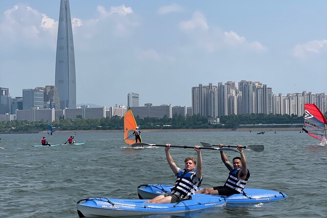 Stand Up Paddle Board (SUP) and Kayak Activities in Han River - Ttukseom and the Han River Park Setting