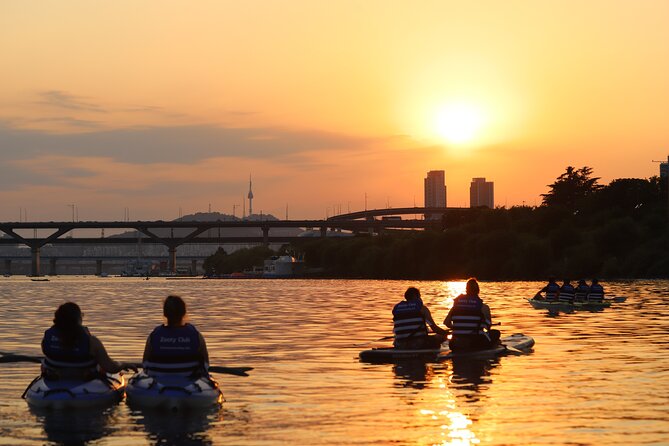 Stand Up Paddle Board (SUP) and Kayak Activities in Han River - N Seoul Tower and Jamsil Sports Complex