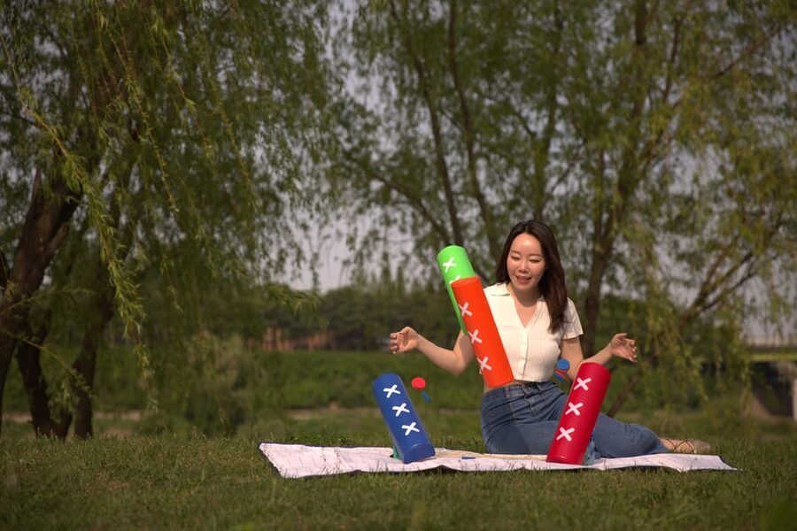 Unique Native Experience : Han River Picnic, Board game, BBQ - Kimbab and a Han River picnic